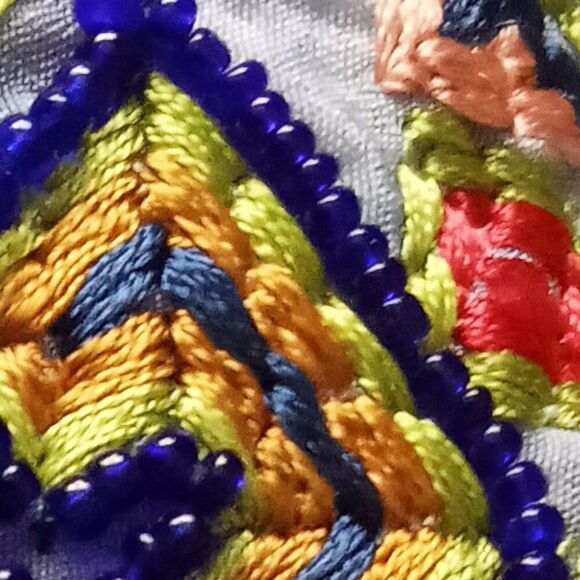 Anthropologie Linne Bhanuni Embroidered Tunic Dress sz S, B1 - Picture 6 of 8